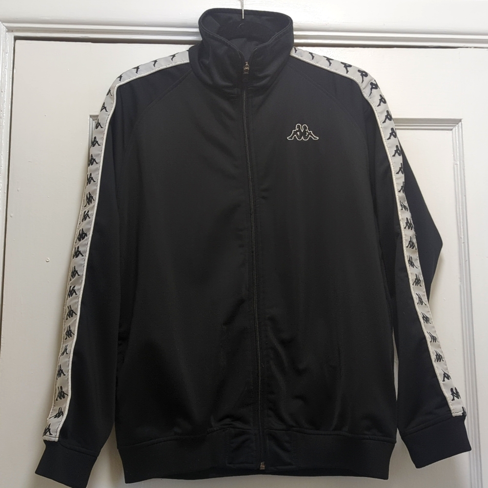 Black Medium Kappa Track Jacket